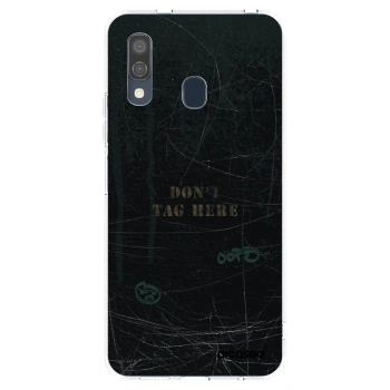 Picasee silikónový prehľadný obal pre Samsung Galaxy A40 A405F - DON´T TAG