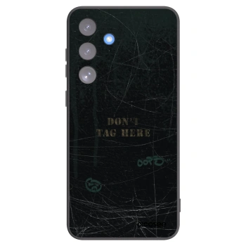 Picasee silikónový čierny obal pre Samsung Galaxy S25 FE 5G - DON´T TAG