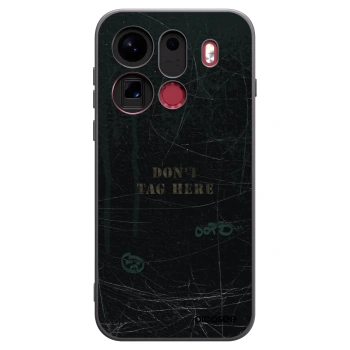 Picasee silikónový čierny obal pre OPPO Find X9 Pro - DON´T TAG