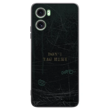 Picasee silikónový čierny obal pre Motorola Moto G06 - DON´T TAG