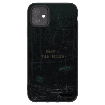 Picasee silikónový čierny obal pre Apple iPhone 11 - DON´T TAG