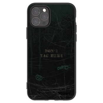 Picasee silikónový čierny obal pre Apple iPhone 11 Pro - DON´T TAG