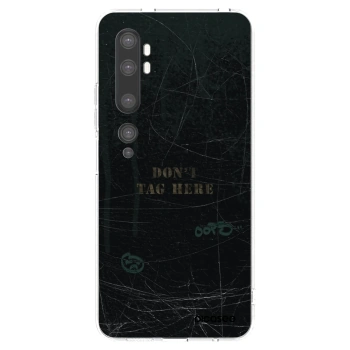 Picasee silikónový prehľadný obal pre Xiaomi Mi Note 10 (Pro) - DON´T TAG