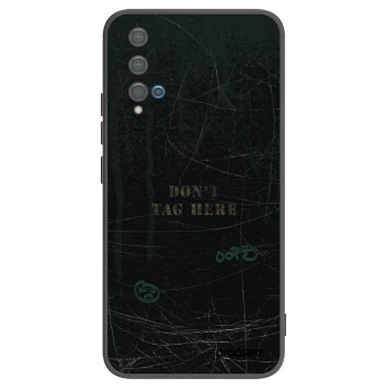 Picasee silikónový čierny obal pre Huawei Nova 5T - DON´T TAG