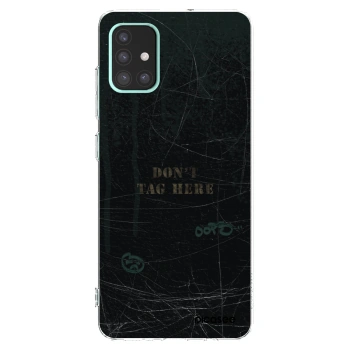 Picasee silikónový prehľadný obal pre Samsung Galaxy A51 A515F - DON´T TAG