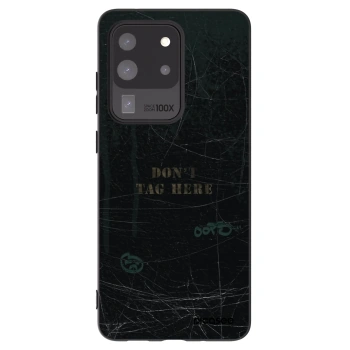 Picasee silikónový čierny obal pre Samsung Galaxy S20 Ultra 5G G988F - DON´T TAG