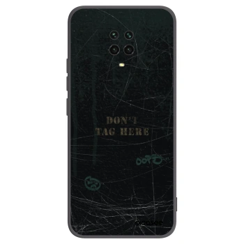 Picasee silikónový čierny obal pre Xiaomi Redmi Note 9 Pro - DON´T TAG