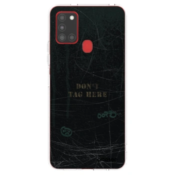 Picasee silikónový prehľadný obal pre Samsung Galaxy A21s - DON´T TAG