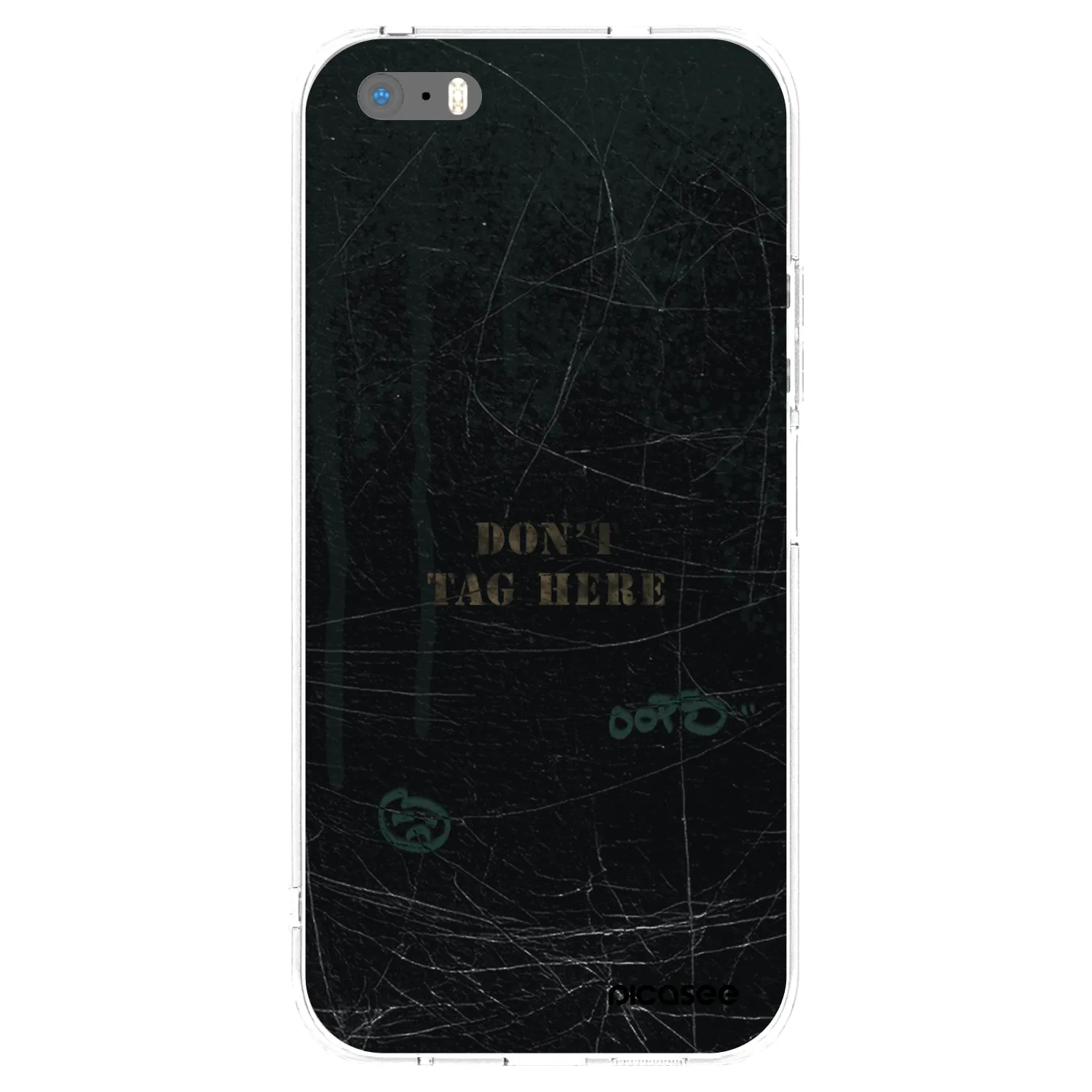 Picasee silikónový prehľadný obal pre Apple iPhone 5/5S/SE - DON´T TAG