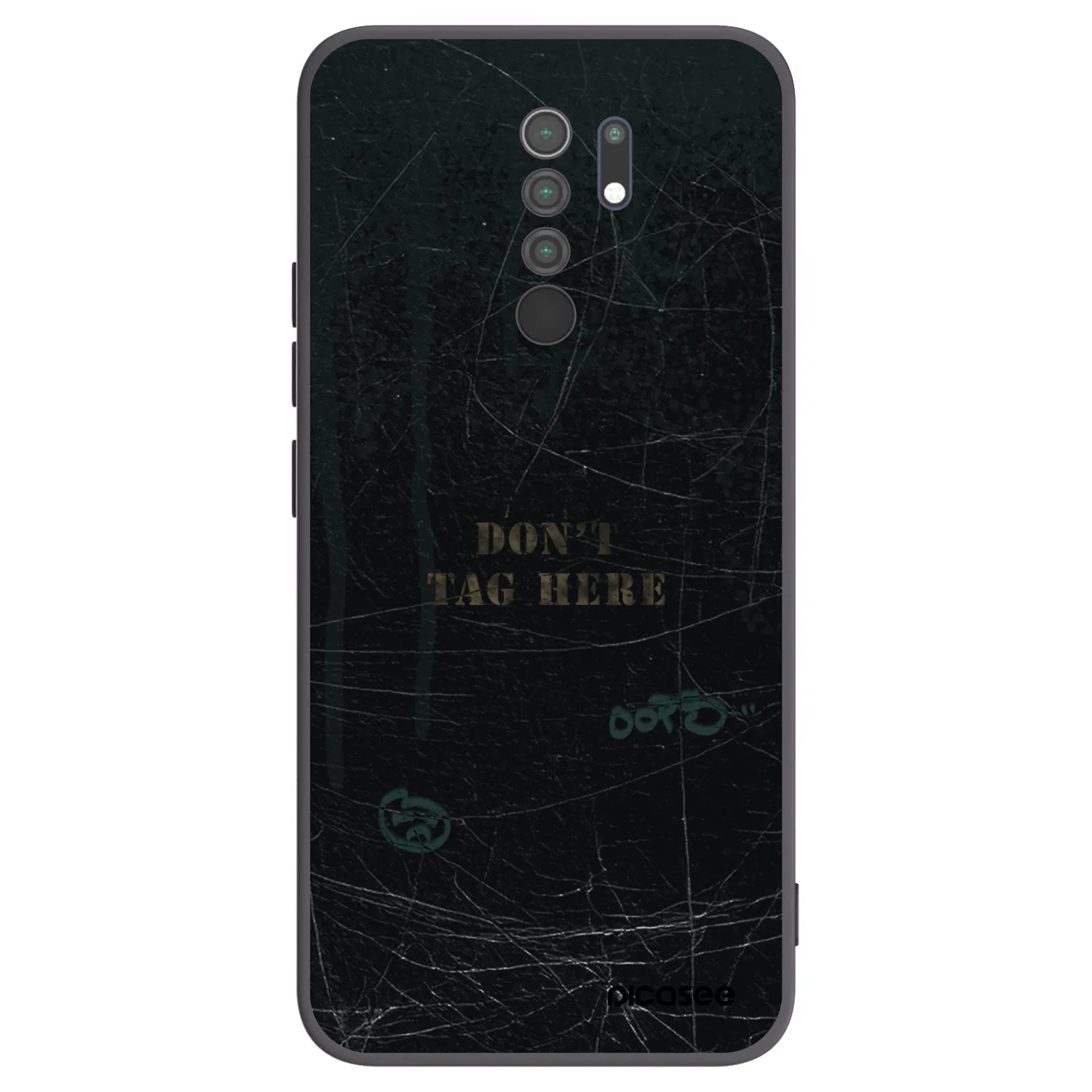 Picasee silikónový čierny obal pre Xiaomi Redmi 9 - DON´T TAG