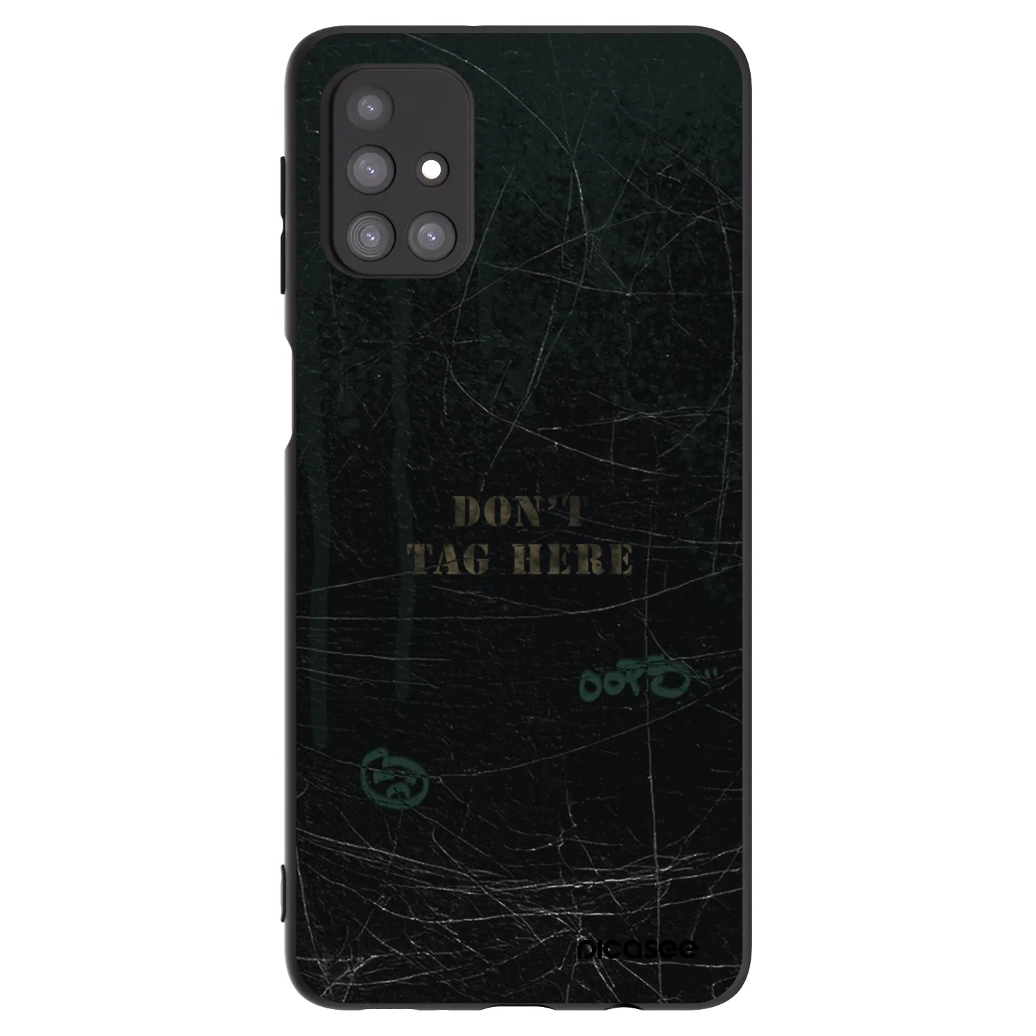 Picasee silikónový čierny obal pre Samsung Galaxy M31s - DON´T TAG