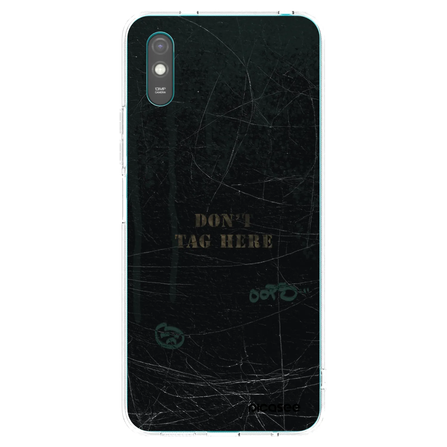 Picasee silikónový prehľadný obal pre Xiaomi Redmi 9A - DON´T TAG