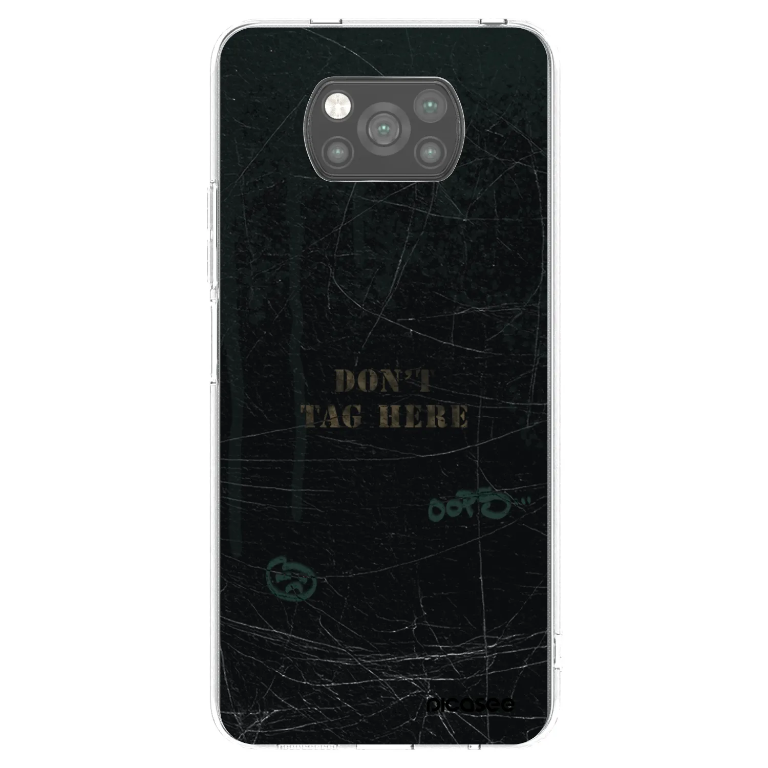 Picasee silikónový čierny obal pre Xiaomi Poco X3 - DON´T TAG