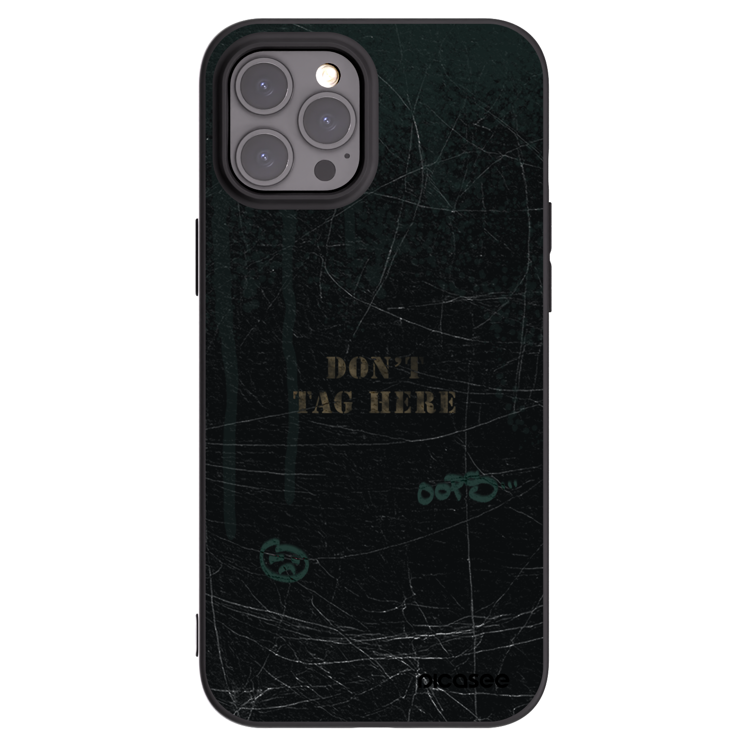 Silikónový čierny obal pre Apple iPhone 12 Pro Max - DON´T TAG