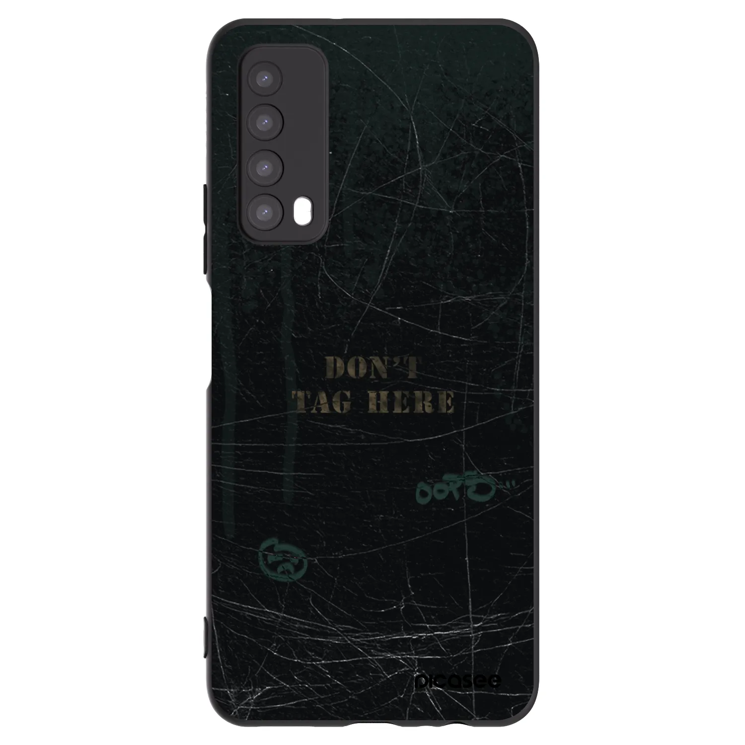 Silikónový čierny obal pre Huawei P Smart 2021 - DON´T TAG