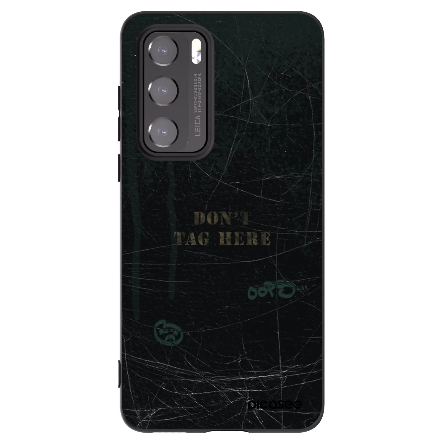 Picasee silikónový čierny obal pre Huawei P40 - DON´T TAG