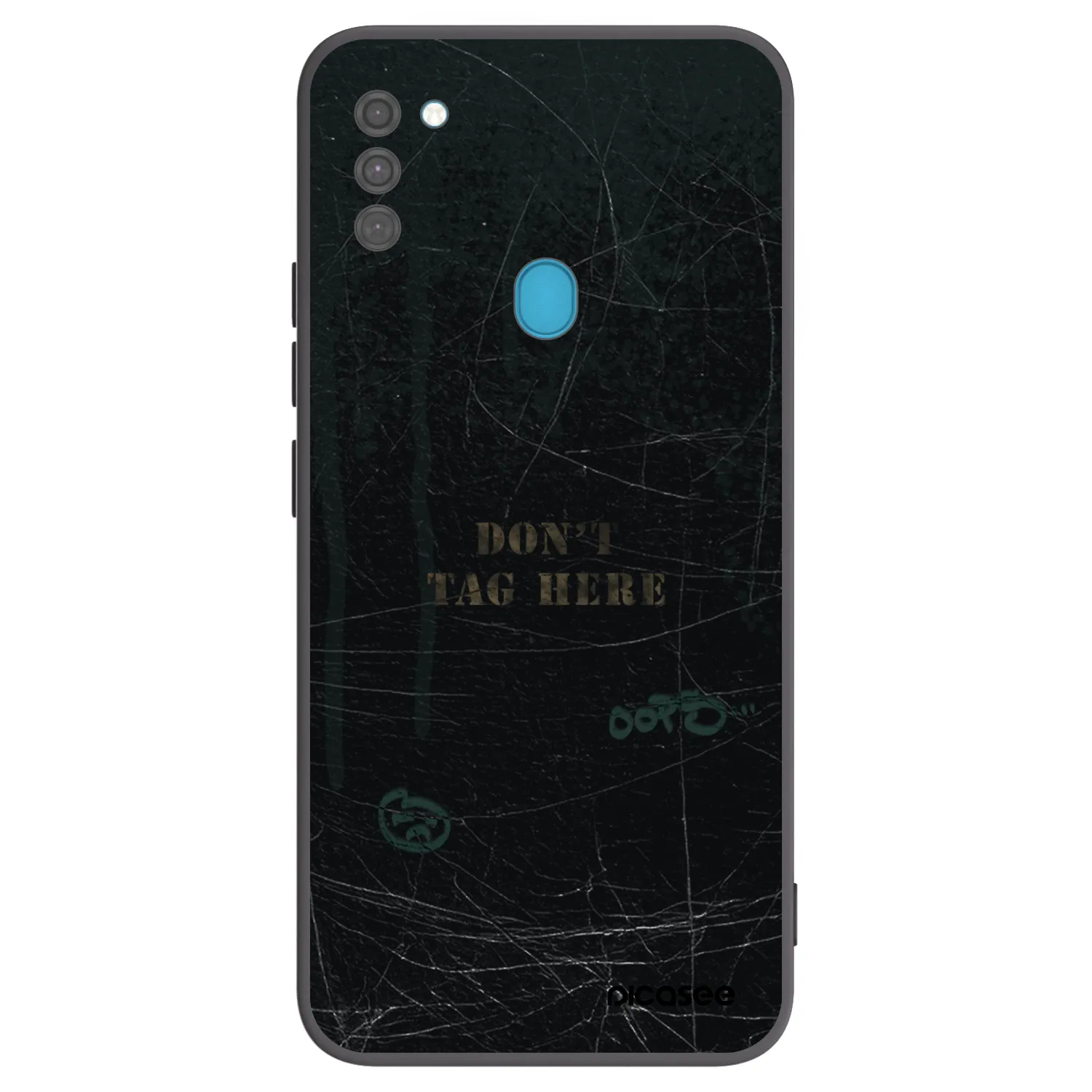 Picasee silikónový čierny obal pre Samsung Galaxy M11 - DON´T TAG