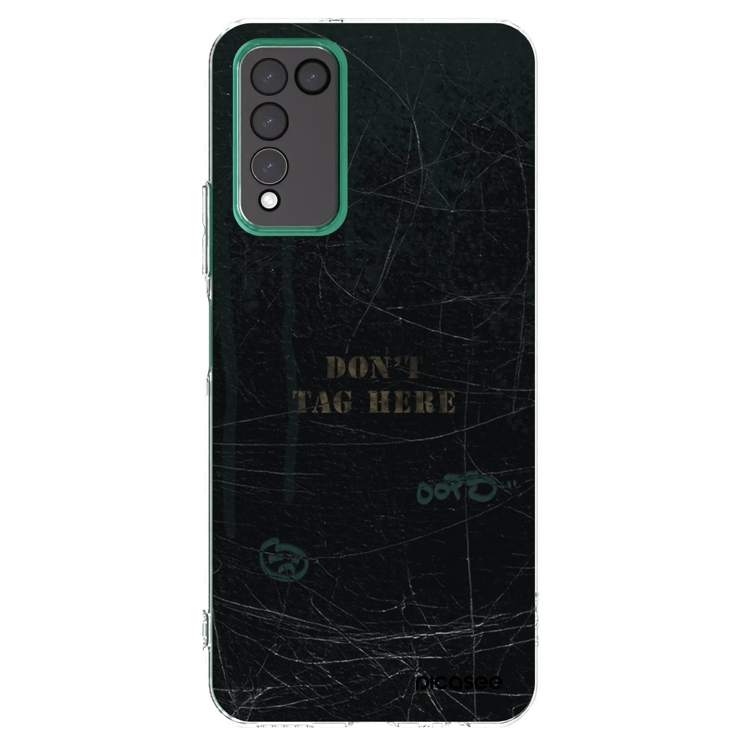Picasee silikónový prehľadný obal pre Honor 10X Lite - DON´T TAG