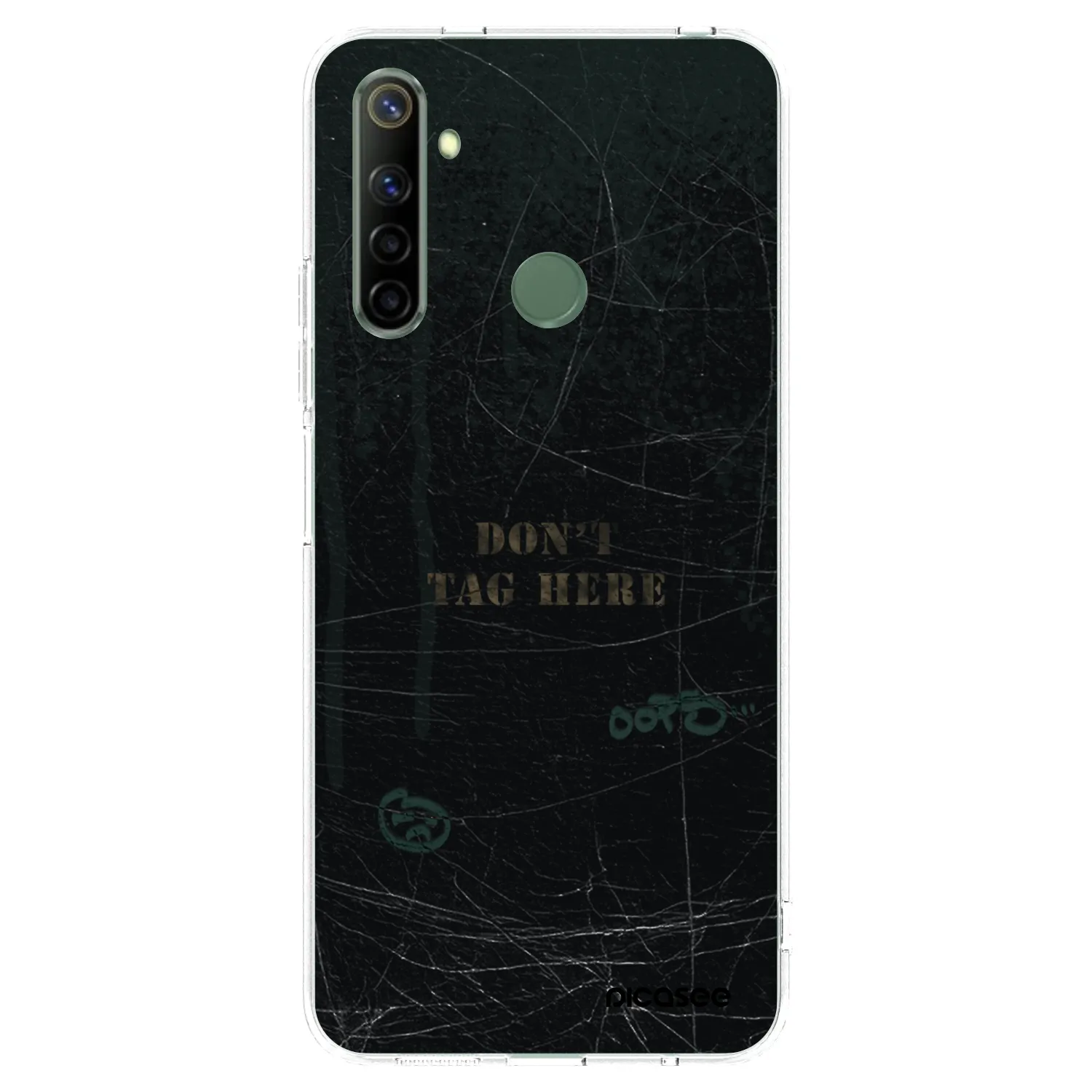Picasee silikónový prehľadný obal pre Realme 6i - DON´T TAG
