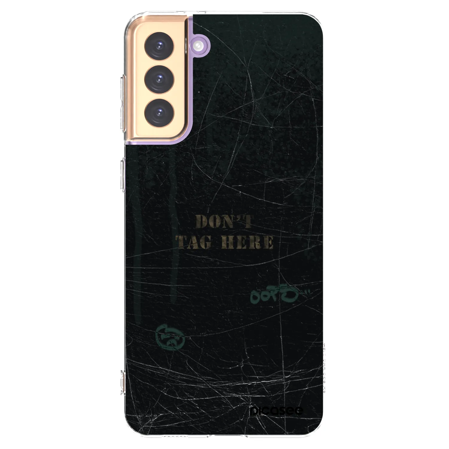 Picasee silikónový prehľadný obal pre Samsung Galaxy S21+ 5G G996F - DON´T TAG