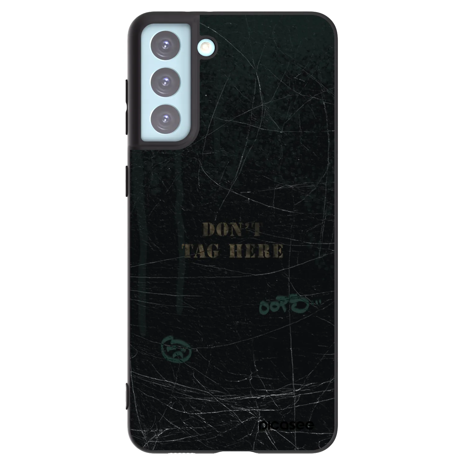 Picasee silikónový čierny obal pre Samsung Galaxy S21+ 5G G996F - DON´T TAG