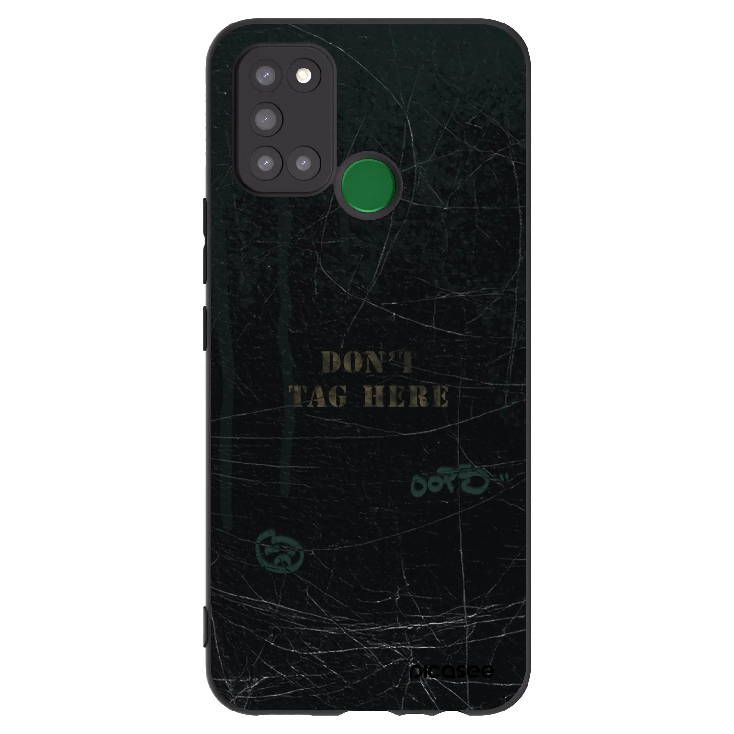 Picasee silikónový čierny obal pre Realme 7i - DON´T TAG