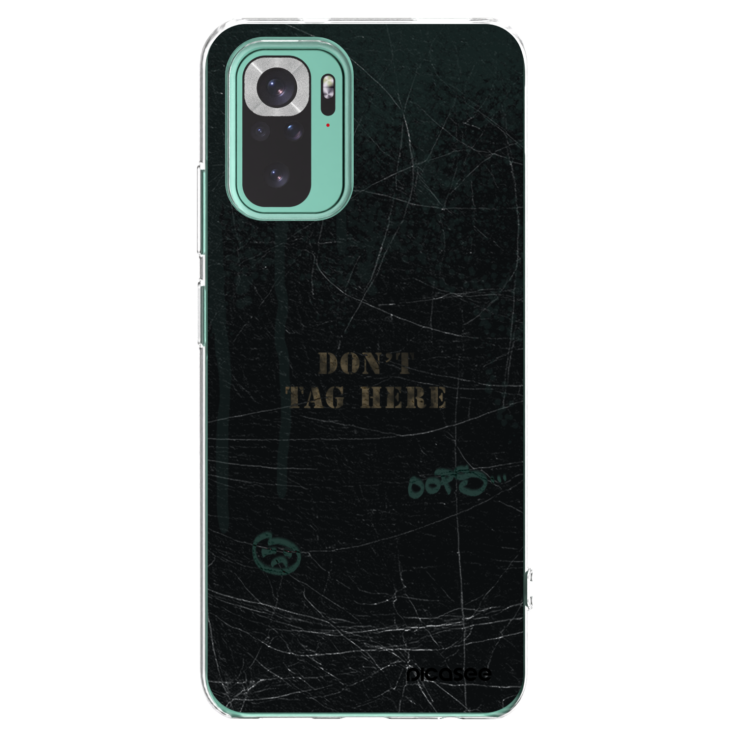 Picasee silikónový prehľadný obal pre Xiaomi Redmi Note 10 Pro - DON´T TAG