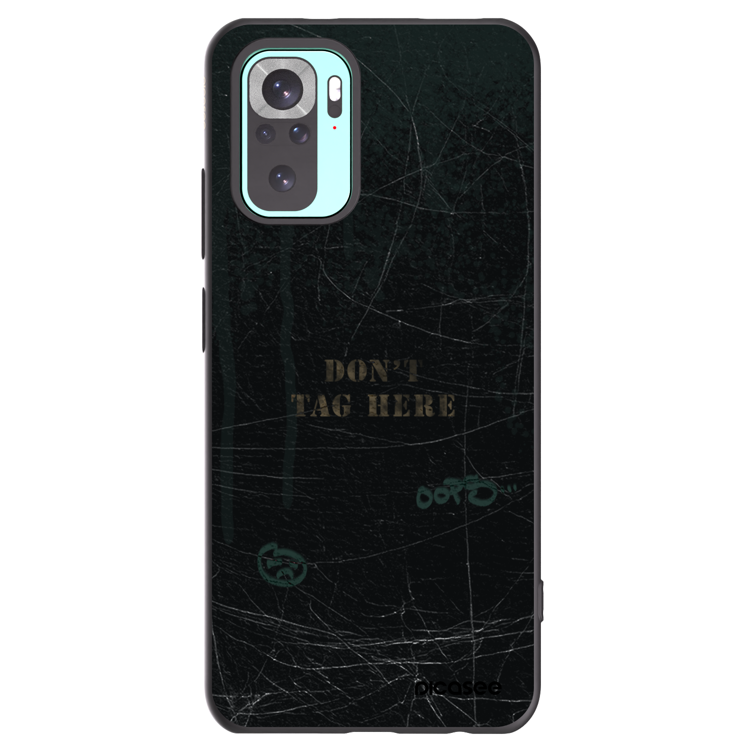 Picasee silikónový čierny obal pre Xiaomi Redmi Note 10 Pro - DON´T TAG