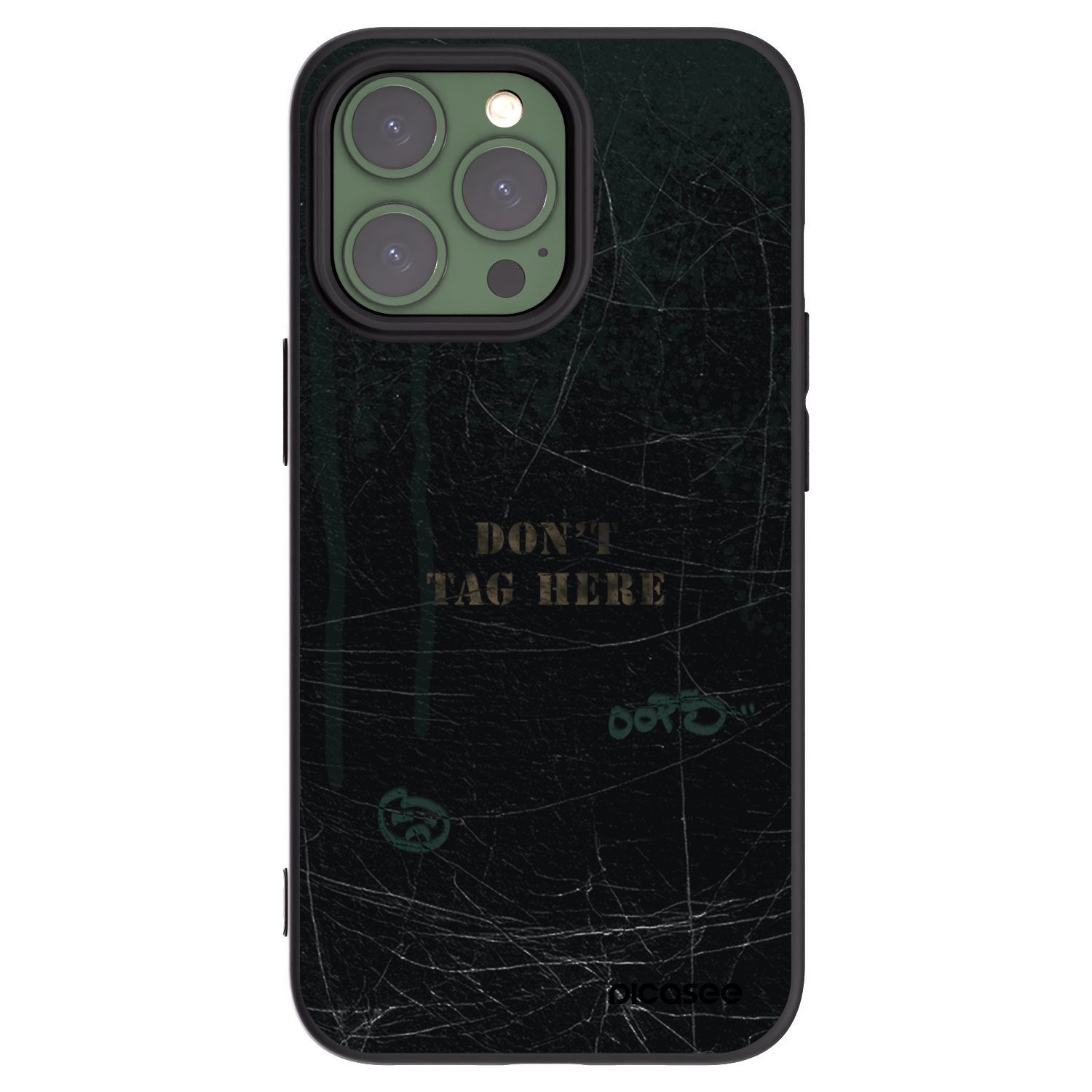 Picasee silikónový čierny obal pre Apple iPhone 13 Pro - DON´T TAG