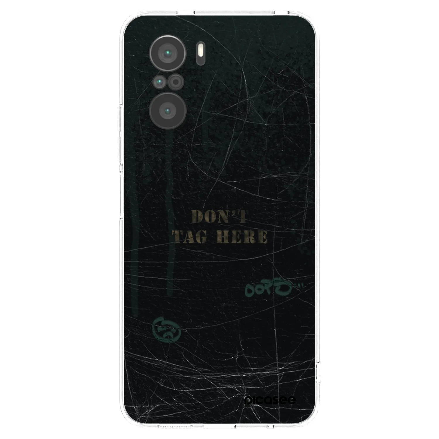 Picasee silikónový prehľadný obal pre Xiaomi Poco F3 - DON´T TAG