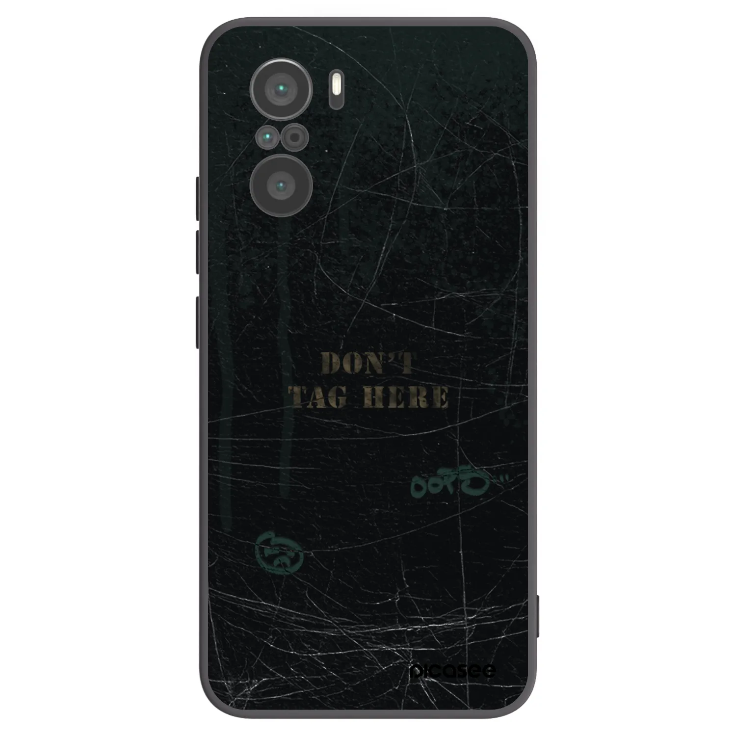Picasee silikónový čierny obal pre Xiaomi Poco F3 - DON´T TAG
