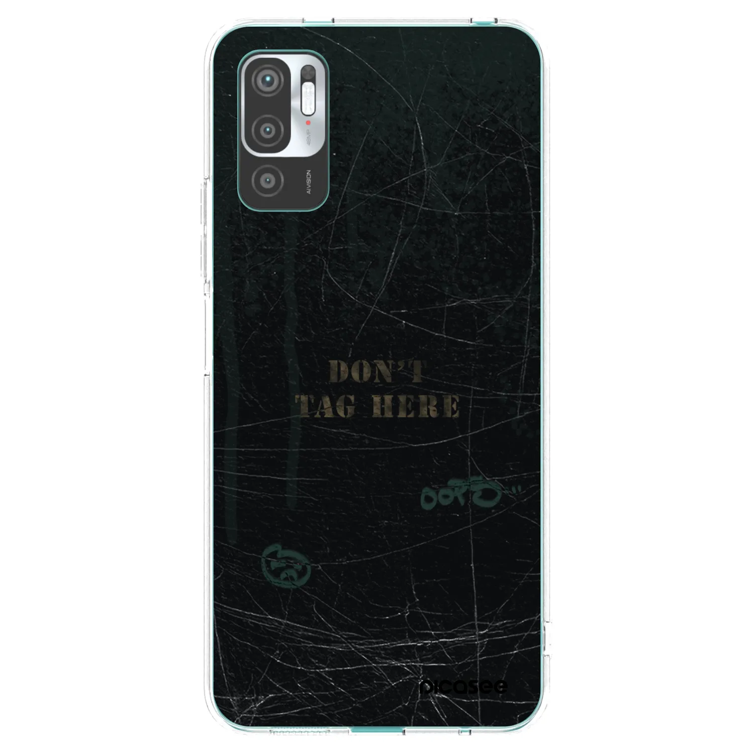 Picasee silikónový prehľadný obal pre Xiaomi Redmi Note 10 5G - DON´T TAG