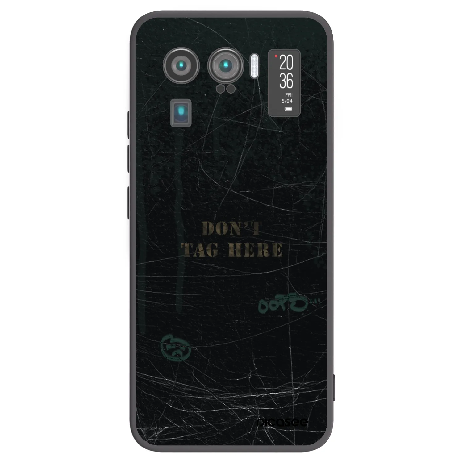 Picasee silikónový čierny obal pre Xiaomi Mi 11 Ultra - DON´T TAG