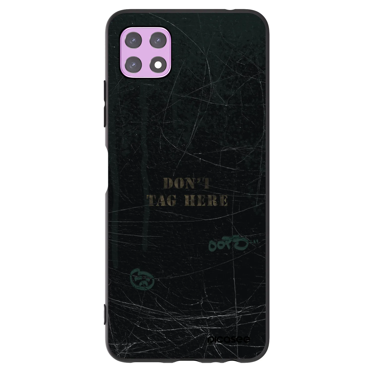 Picasee silikónový čierny obal pre Samsung Galaxy A22 A226B 5G - DON´T TAG