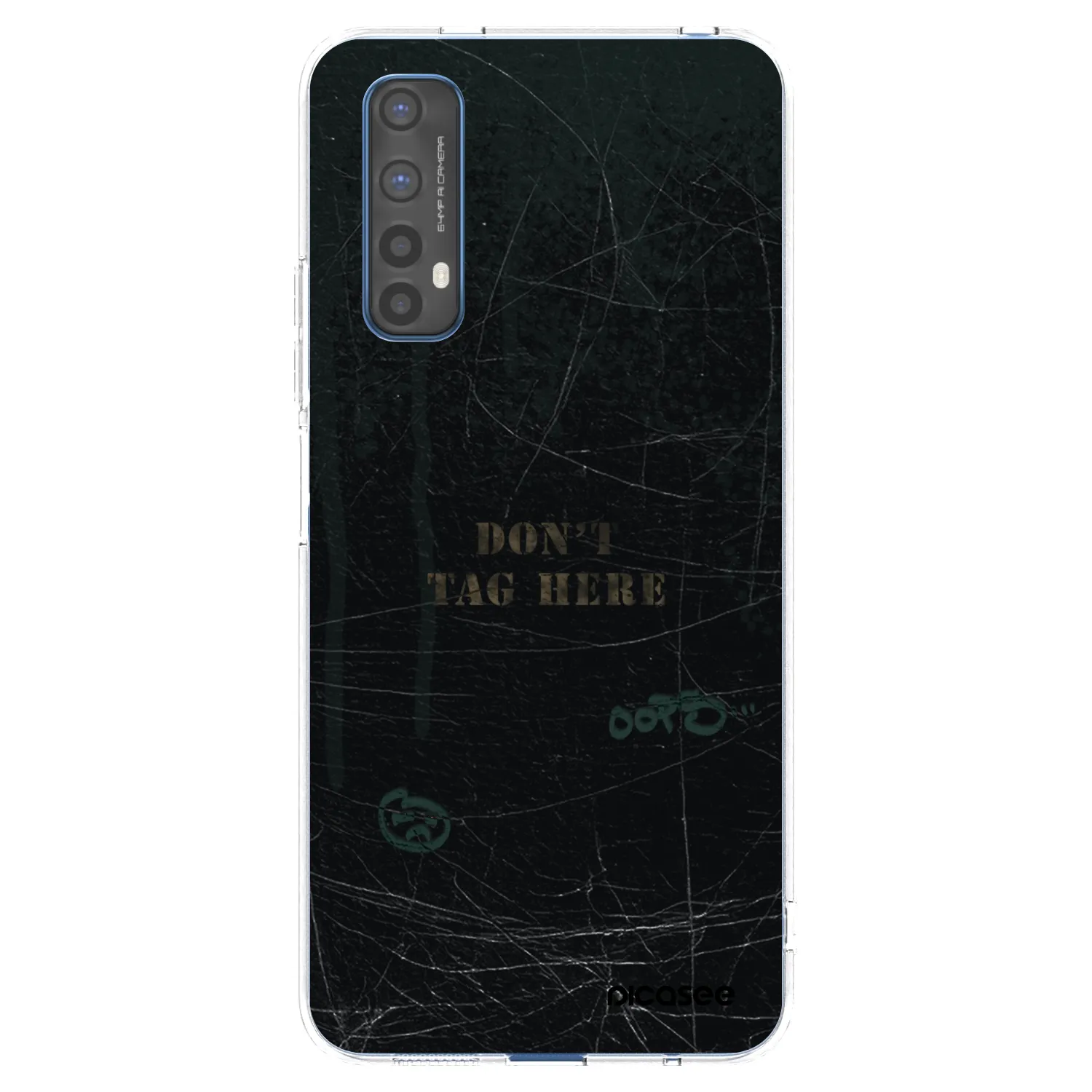 Picasee silikónový prehľadný obal pre Realme 7 - DON´T TAG