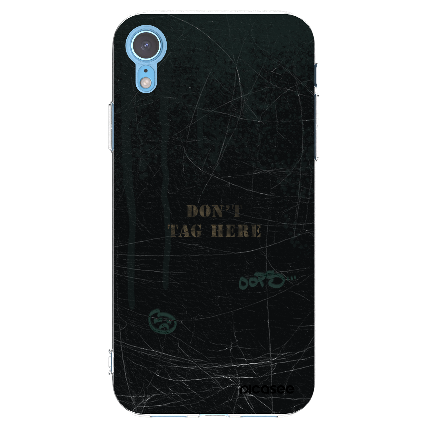 Picasee silikónový prehľadný obal pre Apple iPhone XR - DON´T TAG