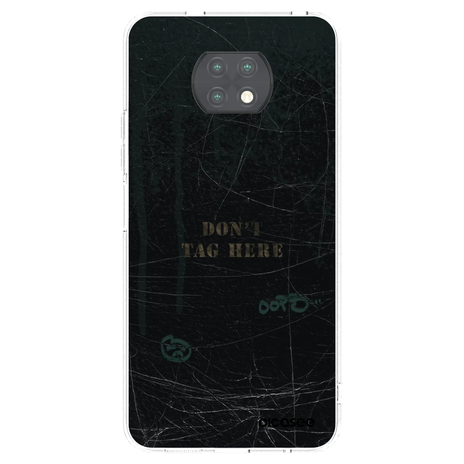 Picasee silikónový prehľadný obal pre Xiaomi Redmi Note 9T - DON´T TAG