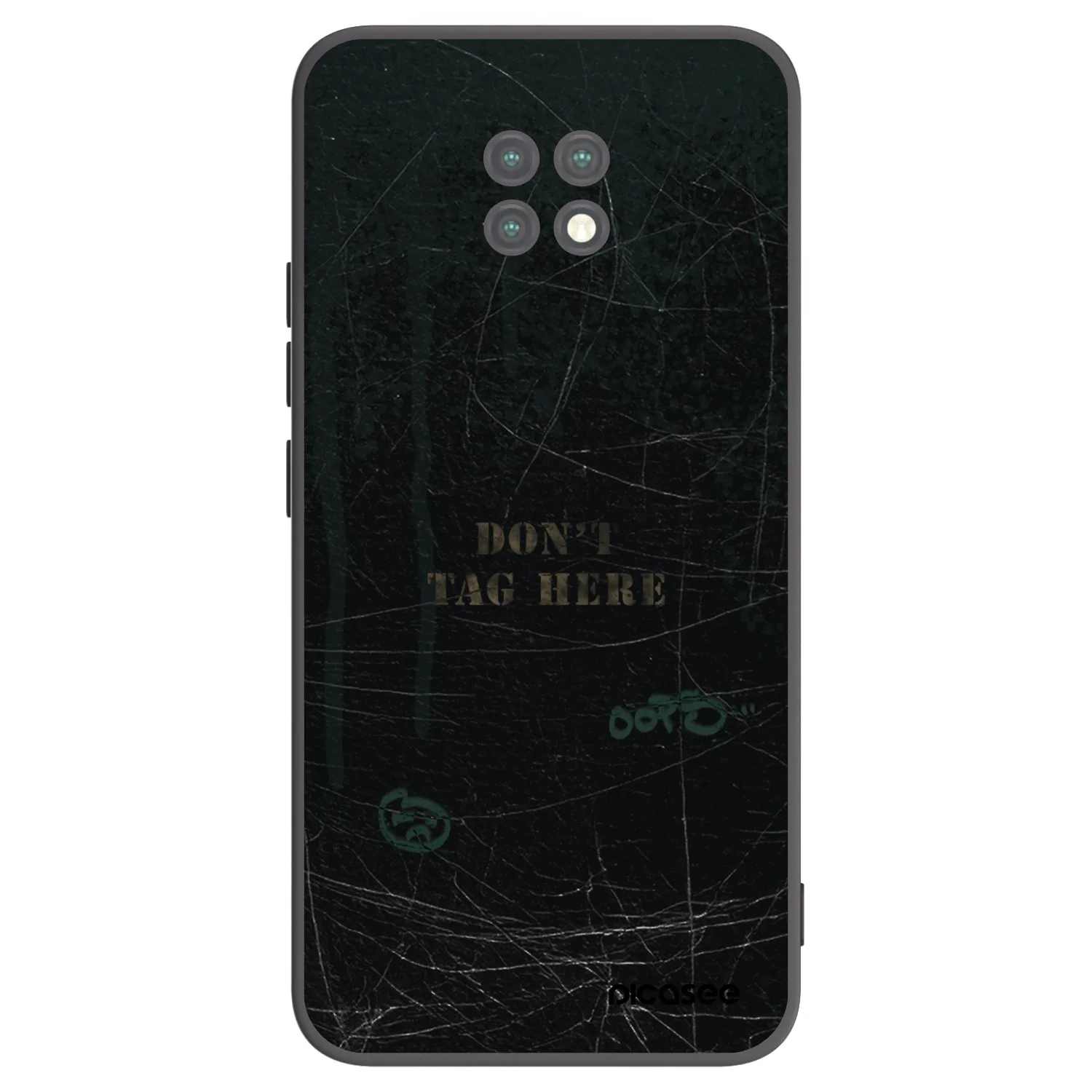 Picasee silikónový čierny obal pre Xiaomi Redmi Note 9T - DON´T TAG