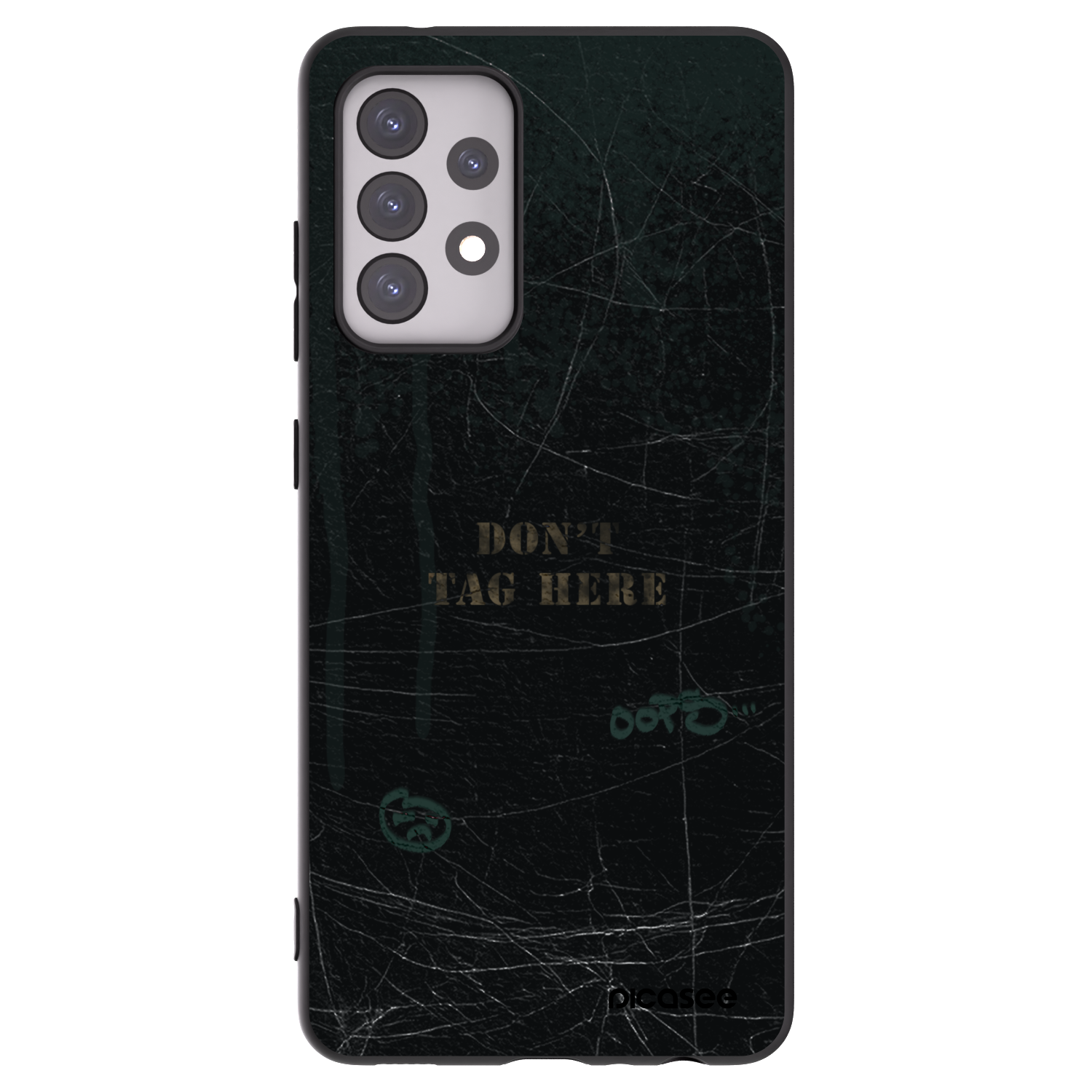 Picasee silikónový čierny obal pre Samsung Galaxy A52s 5G A528B - DON´T TAG