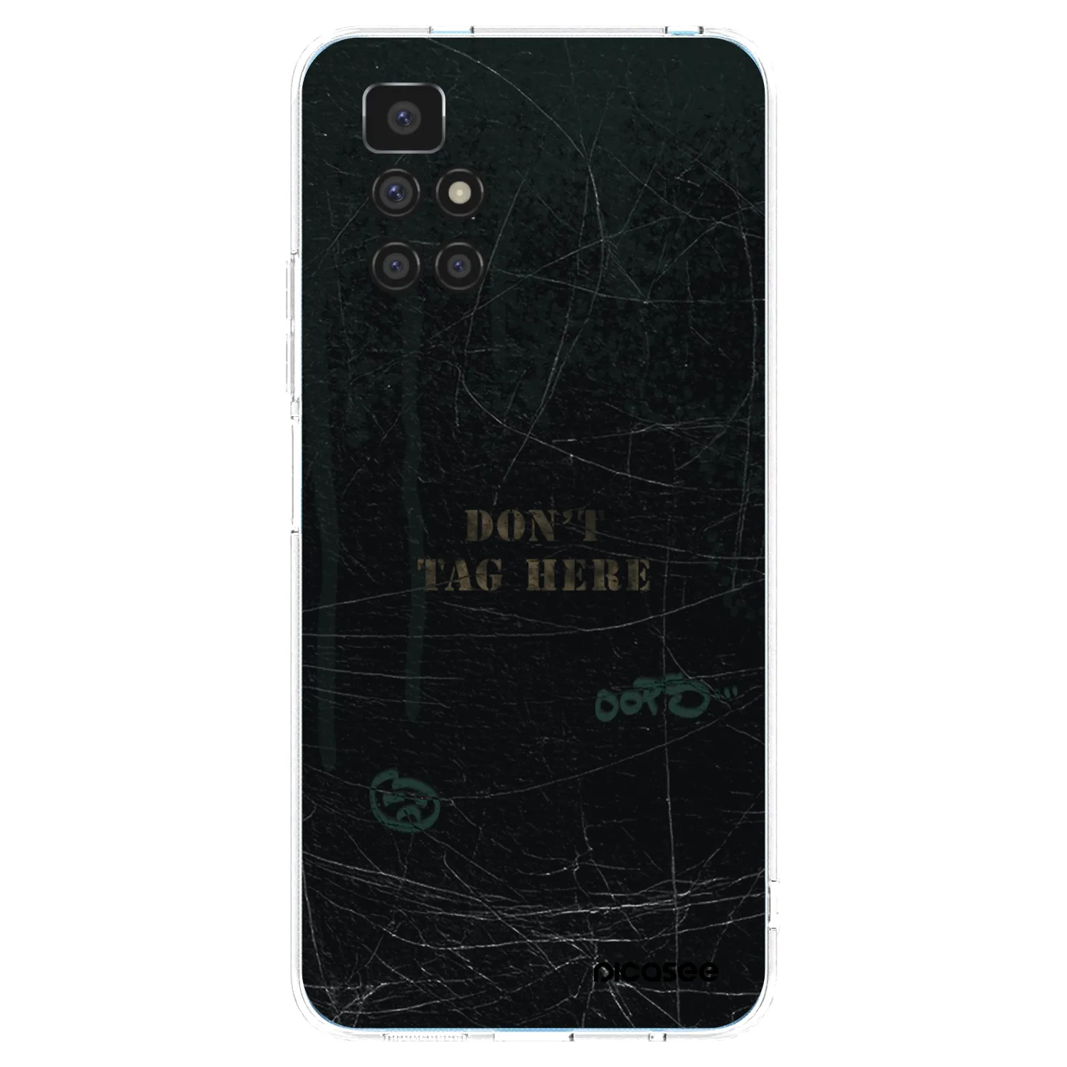 Picasee silikónový prehľadný obal pre Xiaomi Redmi 10 - DON´T TAG