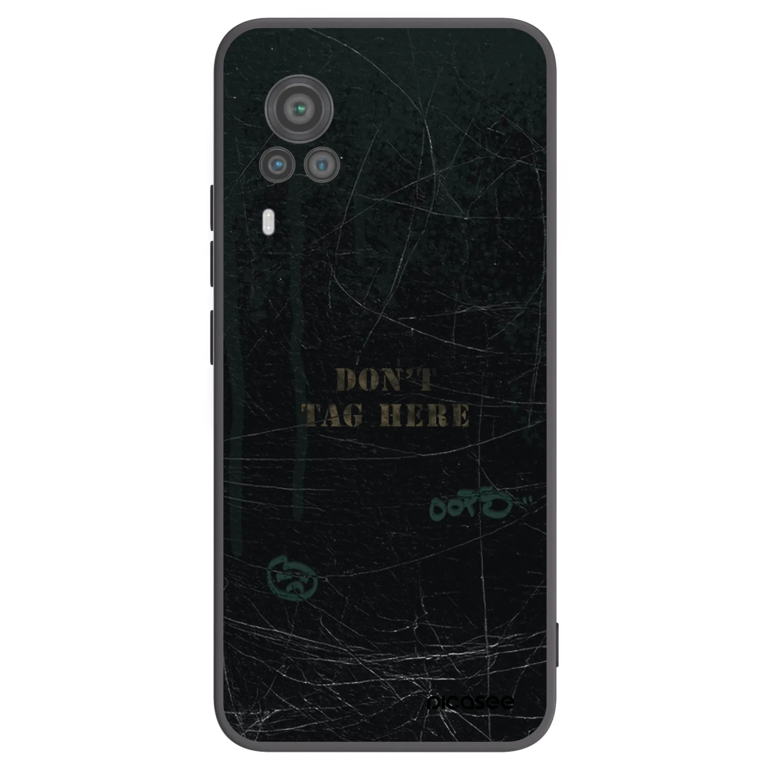 Picasee silikónový čierny obal pre Vivo X60 Pro 5G - DON´T TAG