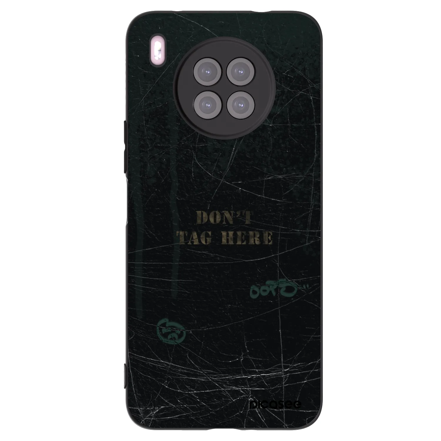 Picasee silikónový čierny obal pre Huawei Nova 8i - DON´T TAG