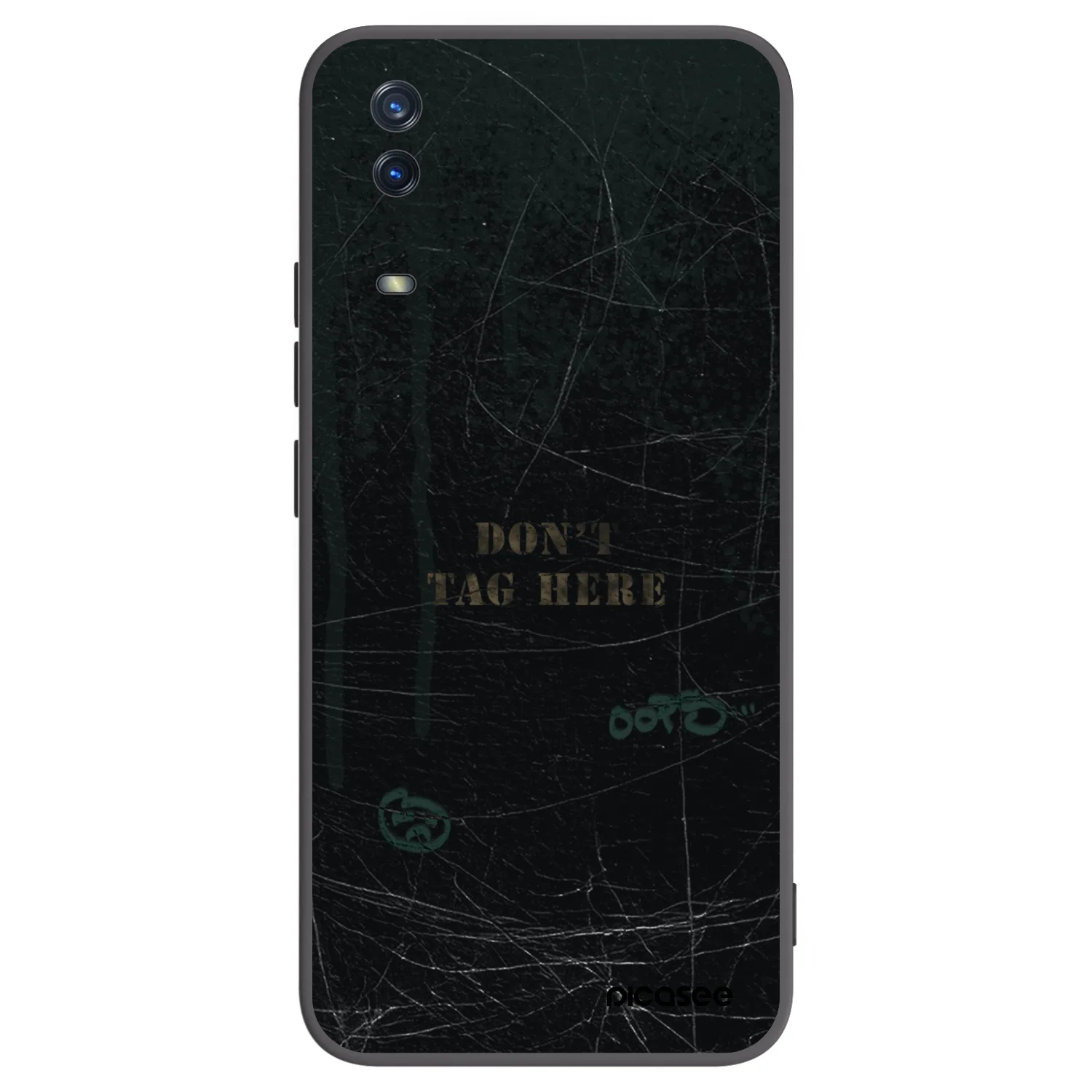 Picasee silikónový čierny obal pre Vivo Y11s - DON´T TAG