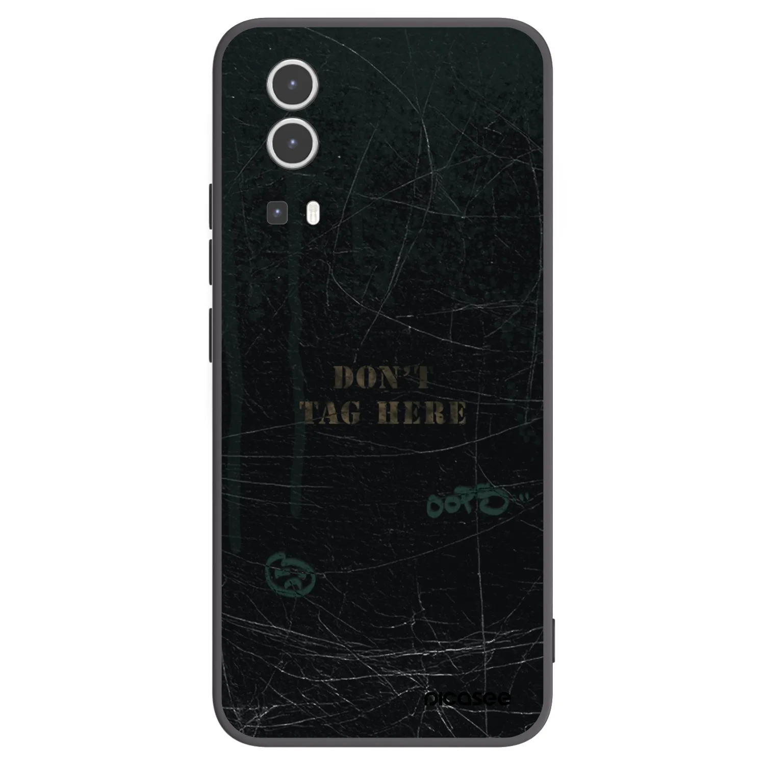 Picasee silikónový čierny obal pre Vivo Y72 5G - DON´T TAG