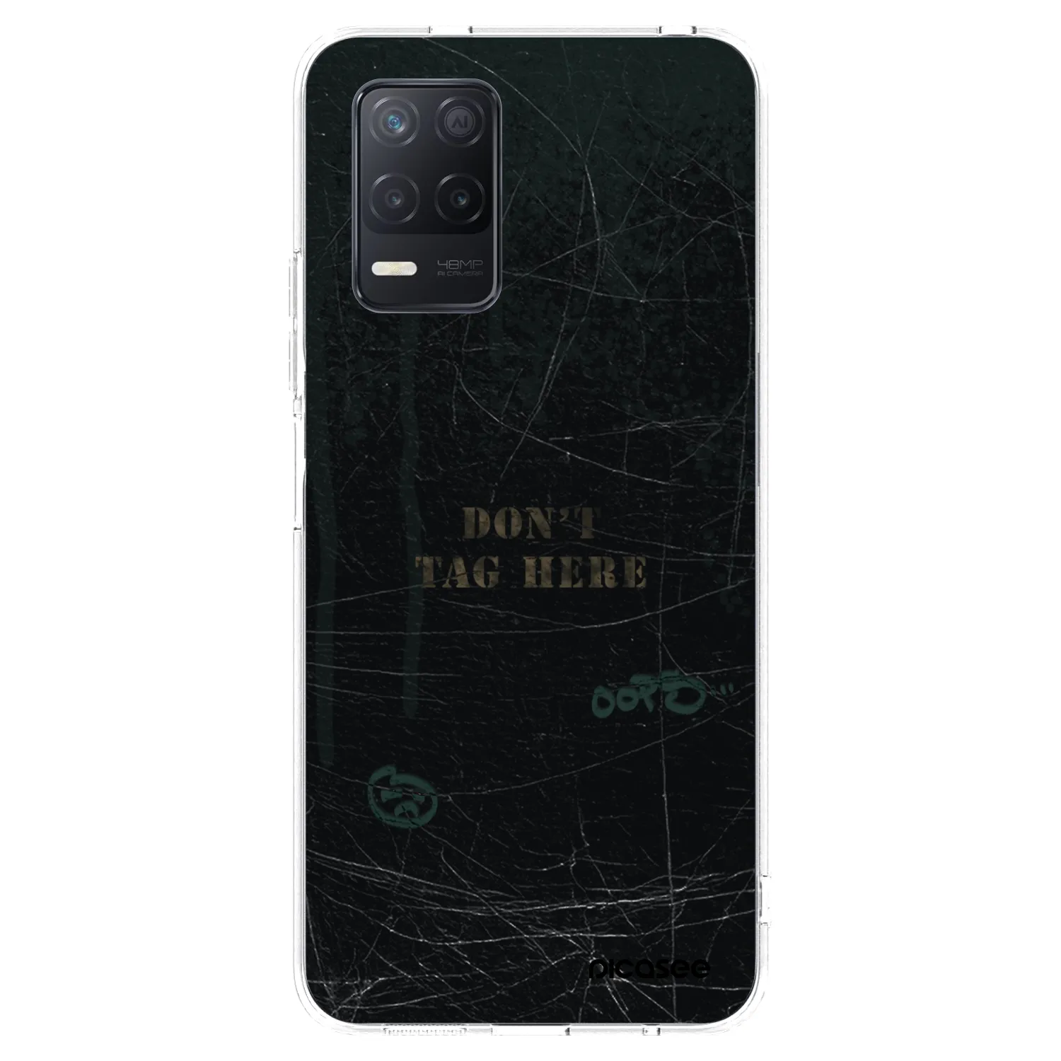 Picasee silikónový prehľadný obal pre Realme 8 5G - DON´T TAG