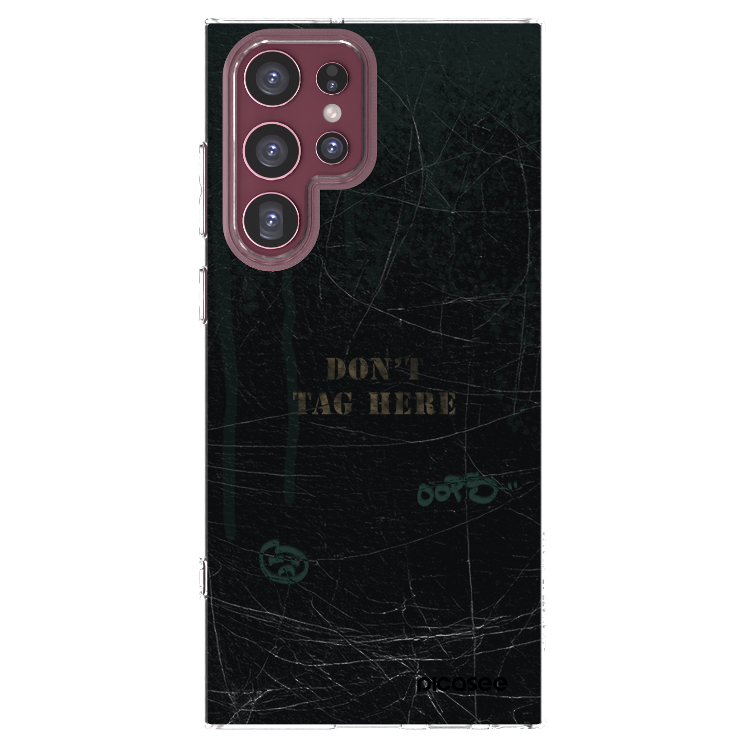 Picasee silikónový prehľadný obal pre Samsung Galaxy S22 Ultra 5G - DON´T TAG