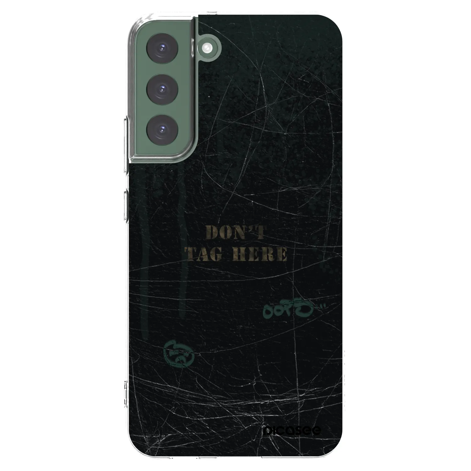 Picasee silikónový prehľadný obal pre Samsung Galaxy S22+ 5G - DON´T TAG