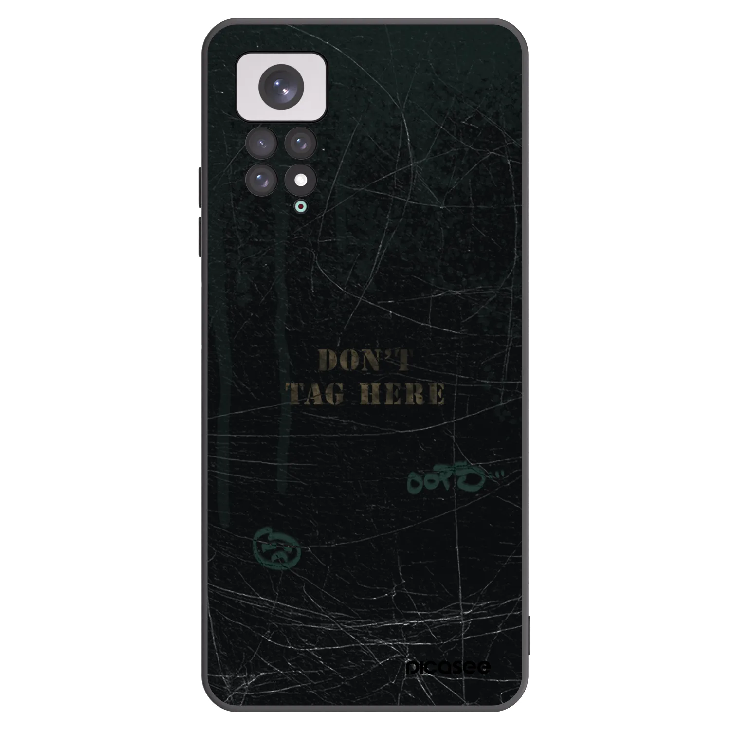 Picasee silikónový čierny obal pre Xiaomi Redmi Note 11 - DON´T TAG