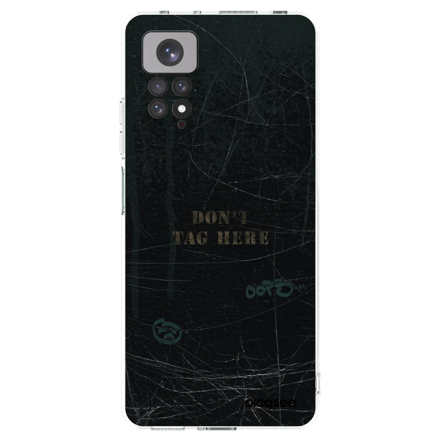Picasee silikónový prehľadný obal pre Xiaomi Redmi Note 11 - DON´T TAG