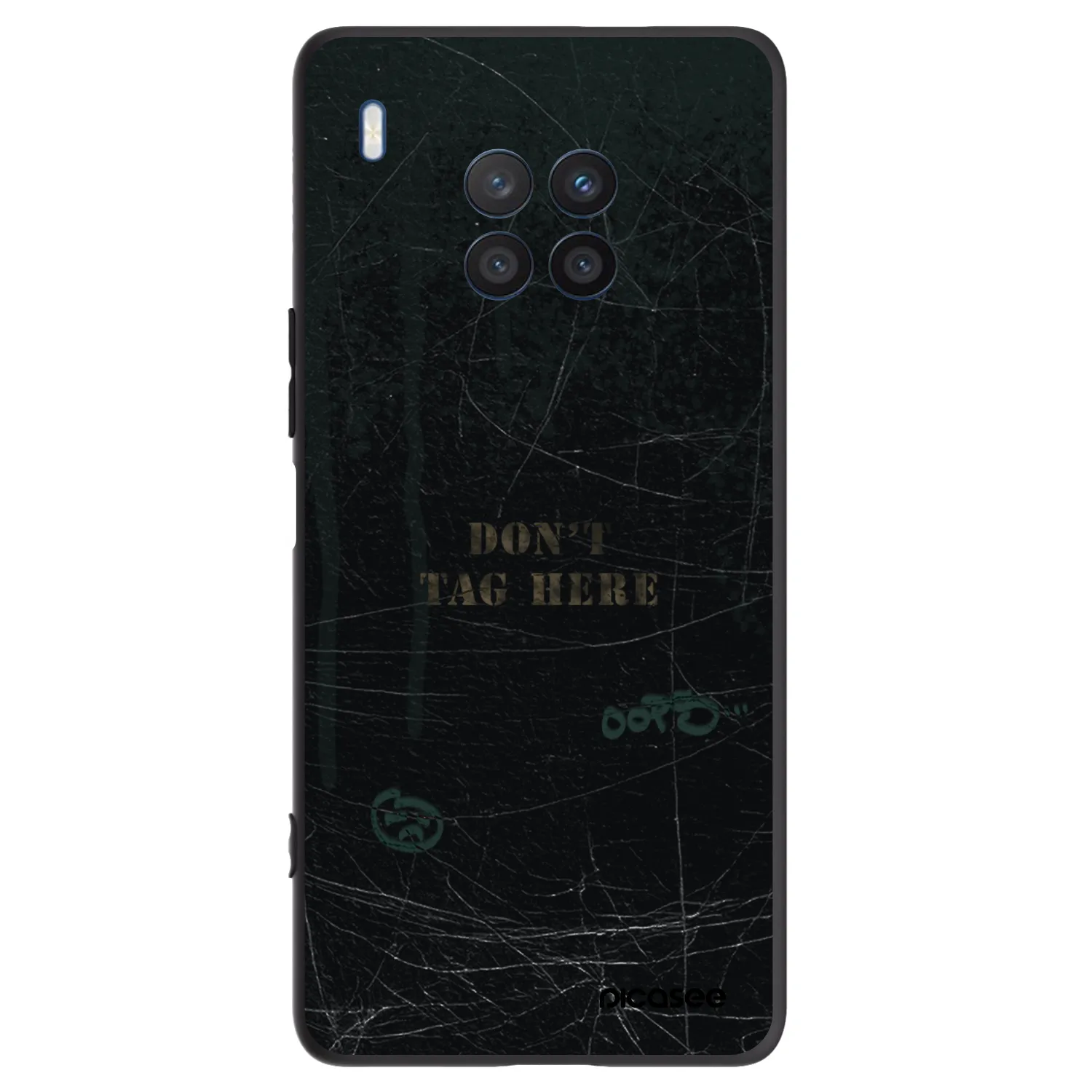 Picasee silikónový čierny obal pre Honor 50 Lite - DON´T TAG